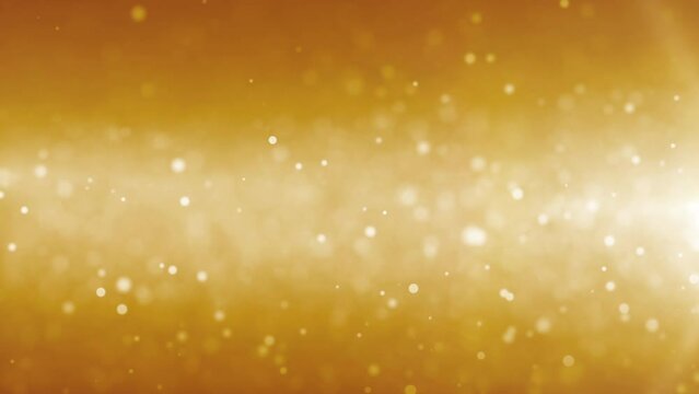 Golden star dust seamless loop	