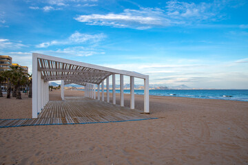 Pavillon am Strand