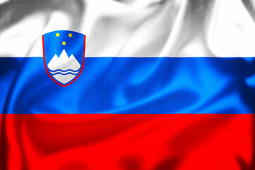 Grunge 3D illustration of Slovenia flag