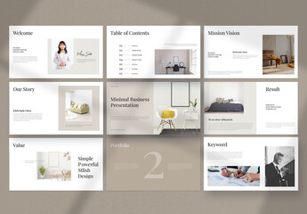 Minimal Business Presentation Layout
