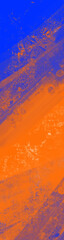 Abstract Blue Orange paint Background. Vector illustration design