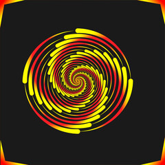 A beautiful icon to work with Transform.What many call it is like a flower.It is decorated with red yellow and black colors.This work is beautiful to call the poet.