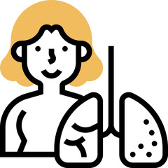 respiratory icon
