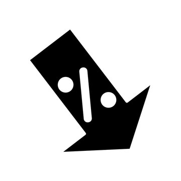 discount glyph icon