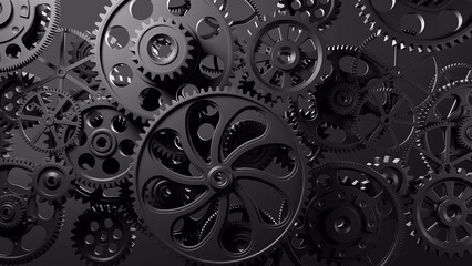 Electronic board in hardware cpu processor Closeup , technology hi tech futuristic.3d rendering