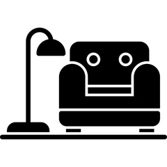 Fototapeta premium Living ROom Icon