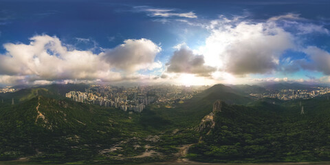16 Nov 2022 The Landscape of Lion rock mountain, Hong Kong