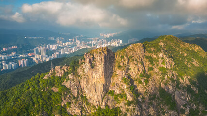 16 Nov 2022 The Landscape of Lion rock mountain, Hong Kong