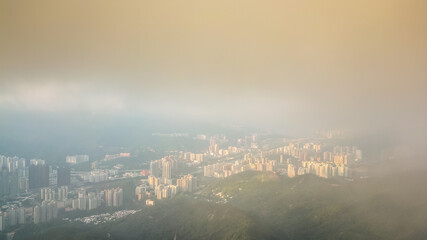 16 Nov 2022 The Landscape of Lion rock mountain, Hong Kong