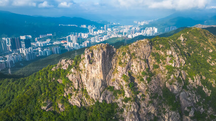 16 Nov 2022 The Landscape of Lion rock mountain, Hong Kong