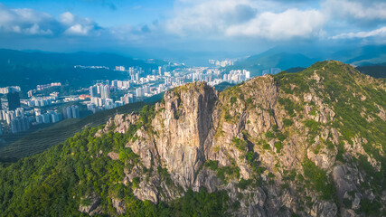 16 Nov 2022 The Landscape of Lion rock mountain, Hong Kong