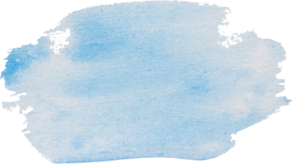 blue watercolor paint stroke background