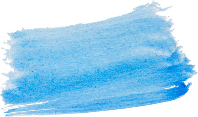 blue watercolor paint stroke background