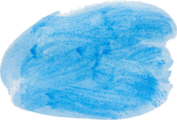 blue watercolor paint stroke background
