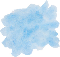 blue watercolor paint stroke background