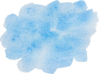 blue watercolor paint stroke background