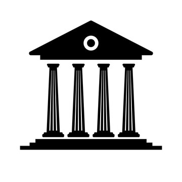 recommend clip art: Greek Temple. Tourist attraction. Legacy. Vector.