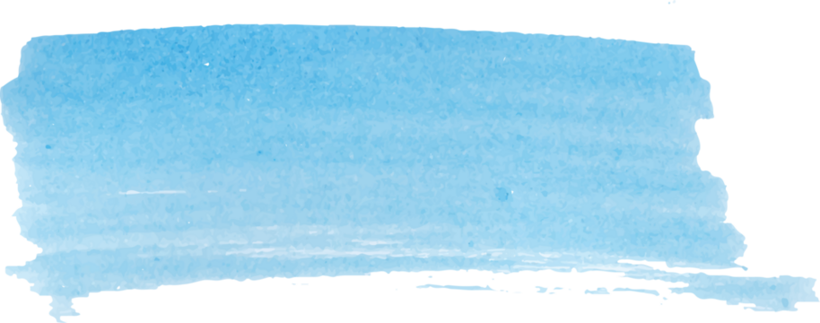 blue watercolor paint stroke background vector illustration