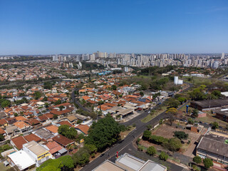 Fototapeta premium rich middle town very wooded inland