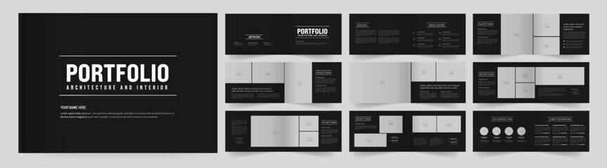 Architecture Portfolio or Portfolio Template Design
