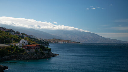 Obraz premium A view of a Senj town.