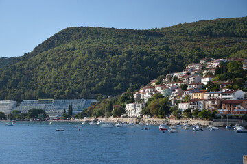 Fototapeta na wymiar The Harbour in Rabac, Croatia