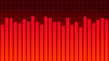 Obraz premium Abstract graph chart of stock market trade background.