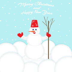 The Merry Snowman wishes you a Merry Christmas and a Happy New Year 2023