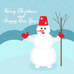 The Merry Snowman wishes you a Merry Christmas and a Happy New Year 2023
