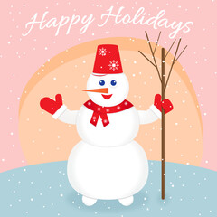 The Merry Snowman wishes you a Merry Christmas and a Happy New Year 2023