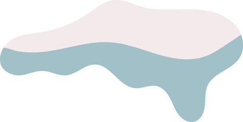 Snow caps and snowdrifts, Christmas and winter decoration