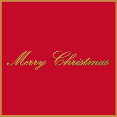 Obraz na płótnie Canvas Merry Christmas greeting card