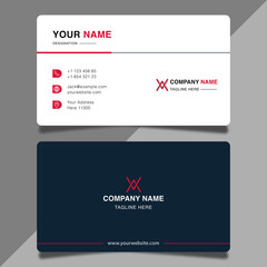 Naklejka na ściany i meble Simple and modern business card design template 