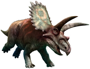Coahuilaceratops from the Cretaceous era 3D illustration  © warpaintcobra