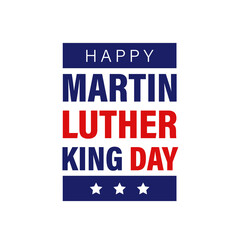 martin luther king day banner. banner vector illustration.