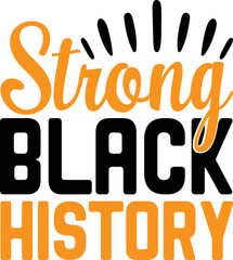Strong Black Persons Design