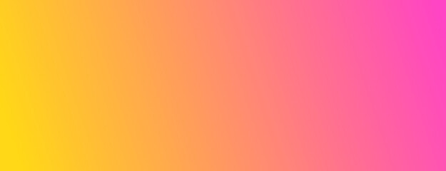 Colorful yellow and pink gradient long banner background. - 547988643