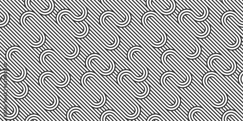 Poster seamless lines pattern, stripy geometric vector abstract background, linear stripy net, optical maze