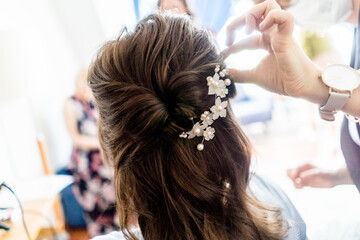 Fototapeta premium Hairstyling