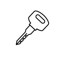 Car key icon vector design template