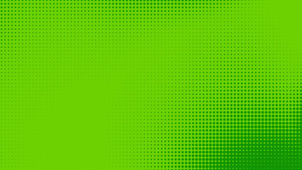 Dots halftone green color pattern gradient texture with technology digital background. Dots pop art comics with nature graphic design.