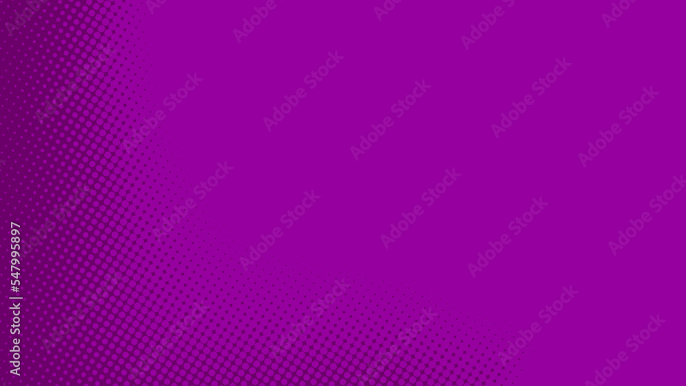 Poster abstract dots halftone purple color pattern gradient texture background.