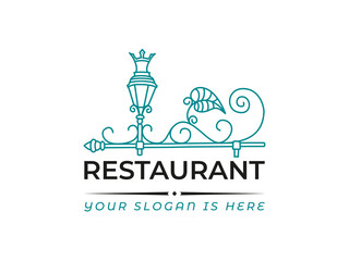 Old castle logo, fortress emblems. Old historical Castle.