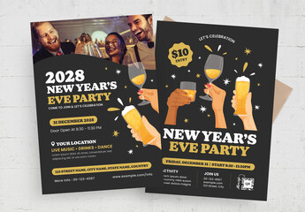 New Year's Eve Party Flyer Template