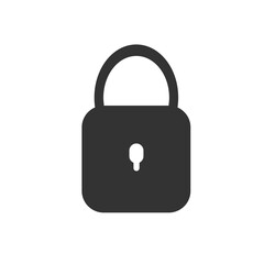 Lock icon. Closed element vector ilustration.