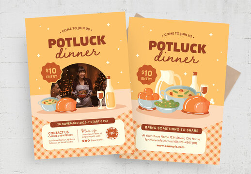 Potluck Flyer Template