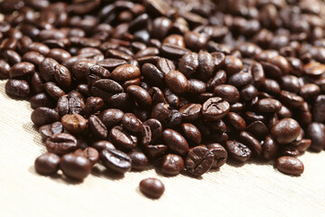 coffee beans on the table