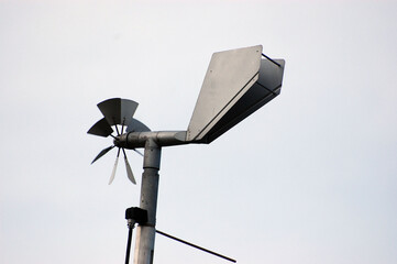 Wind Speed Anemometer Measuring Tool on airfield