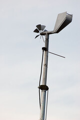 Wind Speed Anemometer Measuring Tool on airfield