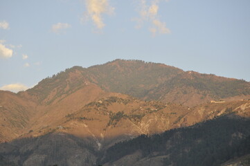 Fototapeta na wymiar landscape in the morning mountain view